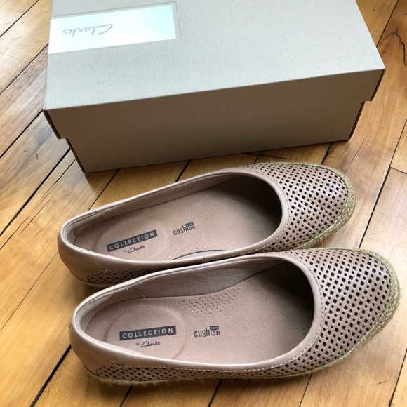 Clarks Shoes - Clark’s Nude Espadrille Flats